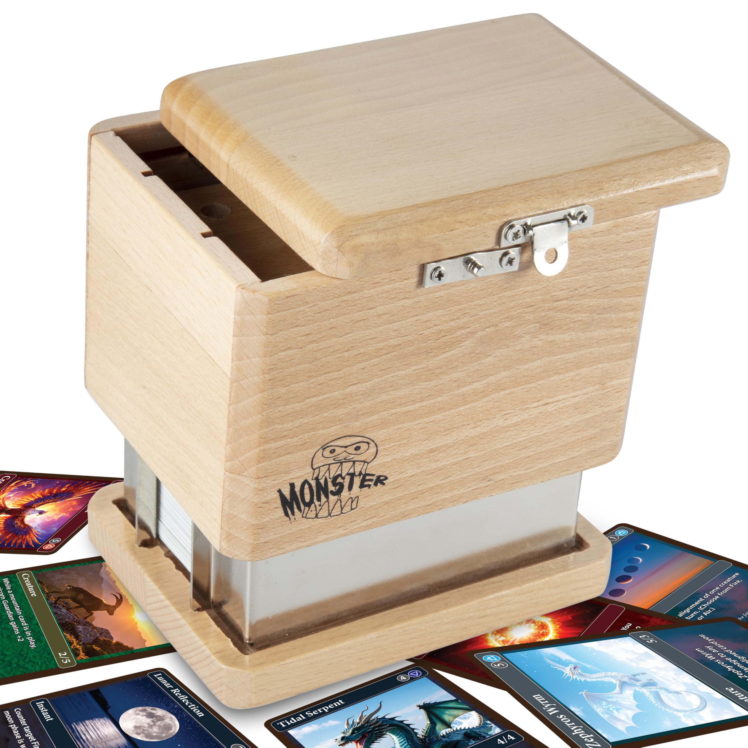 Amazon.com: Monster Secret Misdirection Wooden TCG Deck Box – Anti